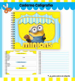 Caderno de Caligrafia Menino na internet