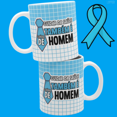 Caneca Personalizada Novembro Azul - Mimos da Lary