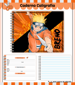 Caderno de Caligrafia Menino - comprar online