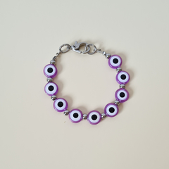 Pulseira Olho Grego Roxo