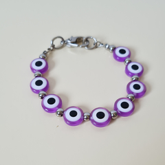 Pulseira Olho Grego Roxo - comprar online