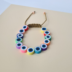 Pulseira Olho Grego Cores - comprar online