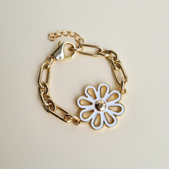 Pulseira Flor Vazada