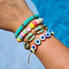 Pulseira Olho Grego Cores - loja online