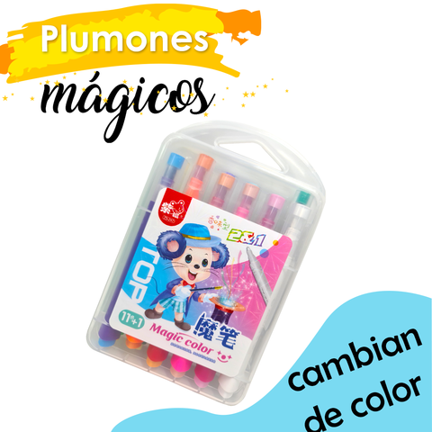 Estuche de plumones doble punta - Didacticomer