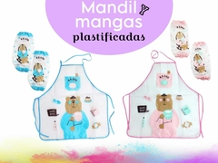 Mandil y mangas de arte bata