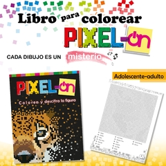 Pixelon libro colorear pixeles Adolescente-Adulto