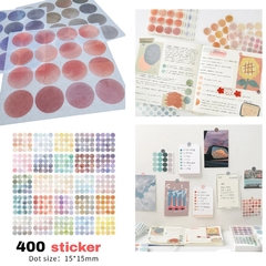 400 Sticker dot washitape