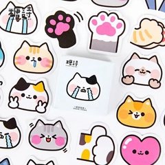 40 Stickers Gato kawaii - comprar en línea