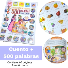 Libro cuentos 500 palabras español-inglés