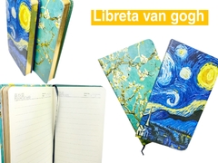 Libreta tipo agenda Van gogh pasta dura