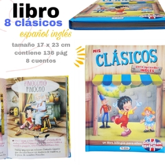 Libro 8 cuentos clásicos español-inglés