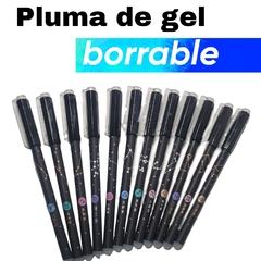 Pluma de gel borrable signos zodiacales 12 piezas