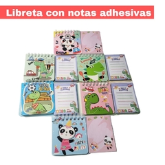 Mini libreta con Notas adhesivas