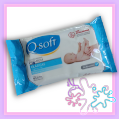 Toallitas humedas Q Soft Premium x 40 unidades