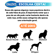 Guia Retrátil para Cães e Gatos Fita Slim 1,5M 20Kg Chalesco - Bella Colmeia