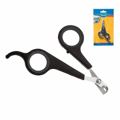 Cortador de Unha Pet Tesoura Soft Tipo Guilhotina com Cabo Plástico Home e Professional Care 11,5x5,5cm Chalesco