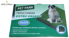 Tapete Higiênico Grama Sintética Pet Park Extra Grande 76x51 Chalesco - comprar online