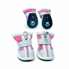 Sapato Botinha para Cães Fashion Rosa Chalesco