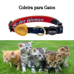 Coleira Mulher Maravilha para Gatos Freefaro - comprar online