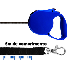 Guia Retrátil para Cães e Gatos 5M 15Kg Chalesco - comprar online