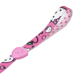 Kit Peitoral Air Hello Kitty Ajustável para Cães P 1,2m FreeFaro