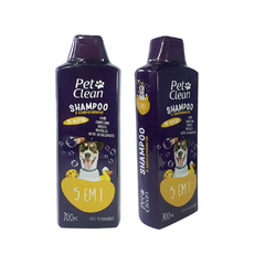 Shampoo e Condicionador Para Cães e Gatos 5 em 1 Pet Clean 700ml - comprar online