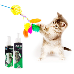 Atrativo para Gatos Erva Gateira Líquida CatNip 120ml Pet Clean - Bella Colmeia