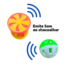 Brinquedo para Gatos Ratinho Bolinha Sininho Chalesco - comprar online