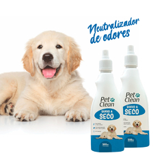 Banho a Seco para Caes e Gatos 500ml Pet Clean - Bella Colmeia