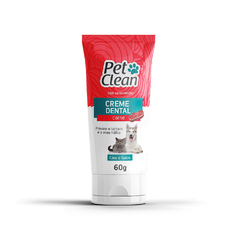 Creme Dental para Cães e Gatos Carne 60g Pet Clean