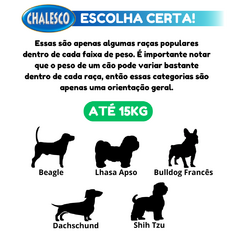 Guia Retrátil para Cães e Gatos 5M 15Kg Chalesco