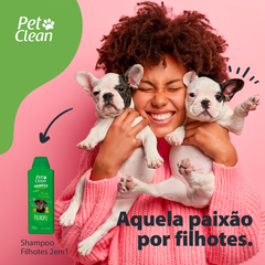 Shampoo e Condicionador Para Cães e Gatos Filhotes Pet Clean 700ml - comprar online