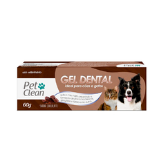 Gel Dental para Cães e Gatos Chocolate 60g Pet Clean