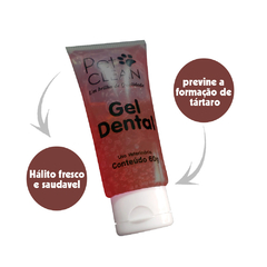 Gel Dental para Cães e Gatos Chocolate 60g Pet Clean na internet