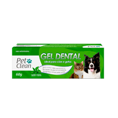 Gel Dental para Cães e Gatos Menta 60g Pet Clean