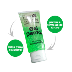 Gel Dental para Cães e Gatos Menta 60g Pet Clean na internet