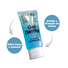 Gel Dental para Cães e Gatos Tutti Frutti 60g Pet Clean na internet