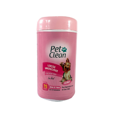 Lenços Umedecidos para Cães Fêmea 75unidades Pet Clean - comprar online