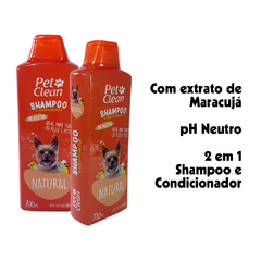 Shampoo e Condicionador Para Cães e Gatos Natural Pet Clean 700ml - Bella Colmeia