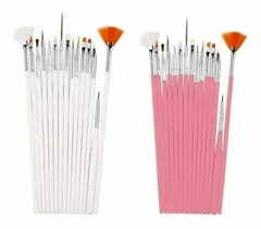 Set nail art brush x15 - hrmayorista