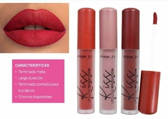 Labial Matte KISS REVOLUTION (458771) PINK 21