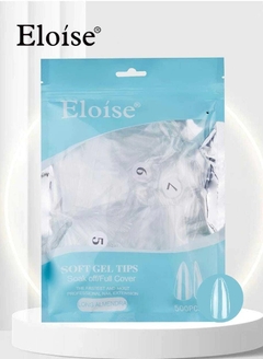 Tips soft gel LONG ALMENDRA x500 (010458) ELOISE