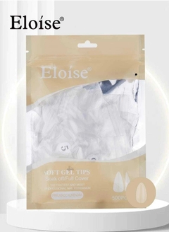 Tips soft gel PRELIMADO ALMENDRA x500 (010533) ELOISE