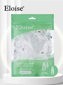 Tips soft gel LONG STILETTO X500 (010465) ELOISE