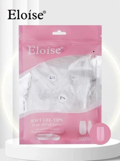 Tips soft gel PRELIMADO CUADADO X500 (010557) ELOISE