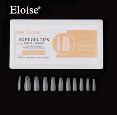 Tips soft gel PRELIMADO COFFIN X480 EN CAJA (010281) ELOISE