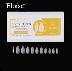 Tips soft gel PRELIMADO ALMENDRA X480 EN CAJA (010298) ELOISE