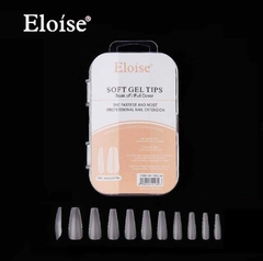 Tips soft gel PRELIMADO COFFIN x120 EN CAJA CHICA (010403) ELOISE