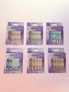 Uña postizas caja VIOLETA nail (523032) SURTIDO - comprar online